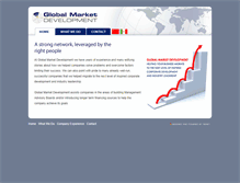 Tablet Screenshot of globalmarketdev.com